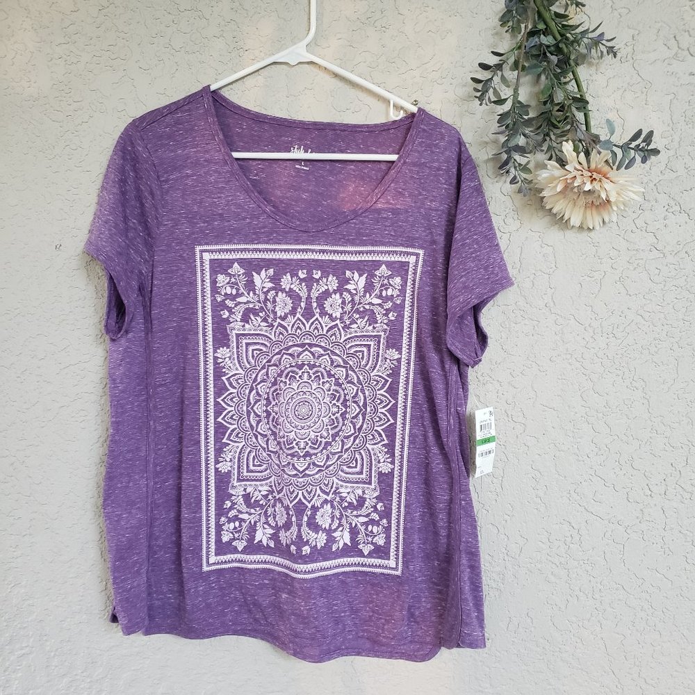 Style & Co Purple Top